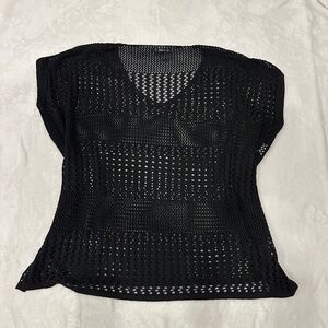 SHEIN LADIES BEACH COVER SWIMSUIT COVERUP BLACK SIZE MEDIUM